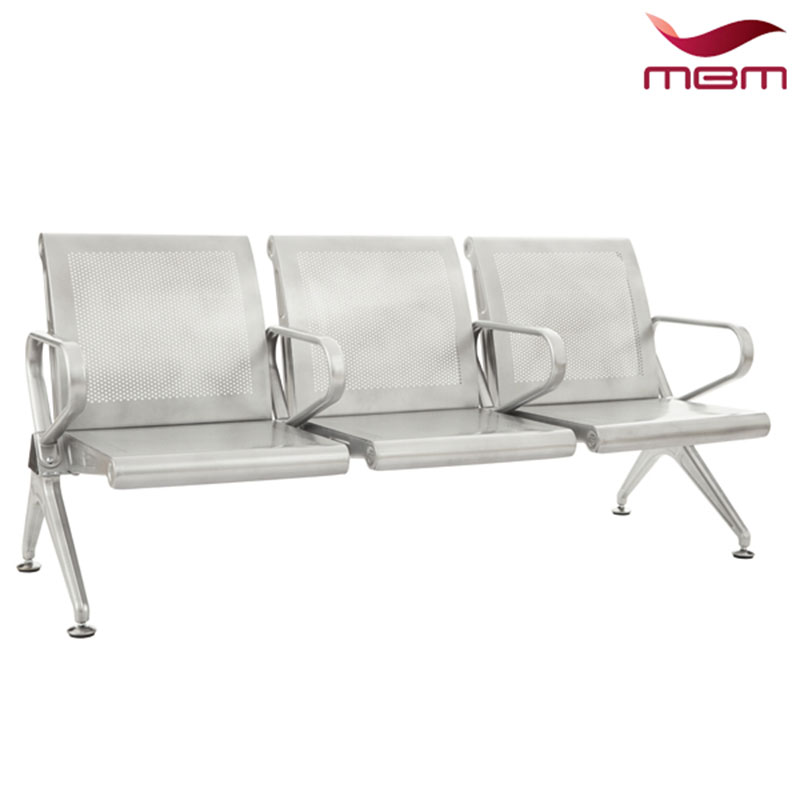 Metro Sofa 3 Seater Silver